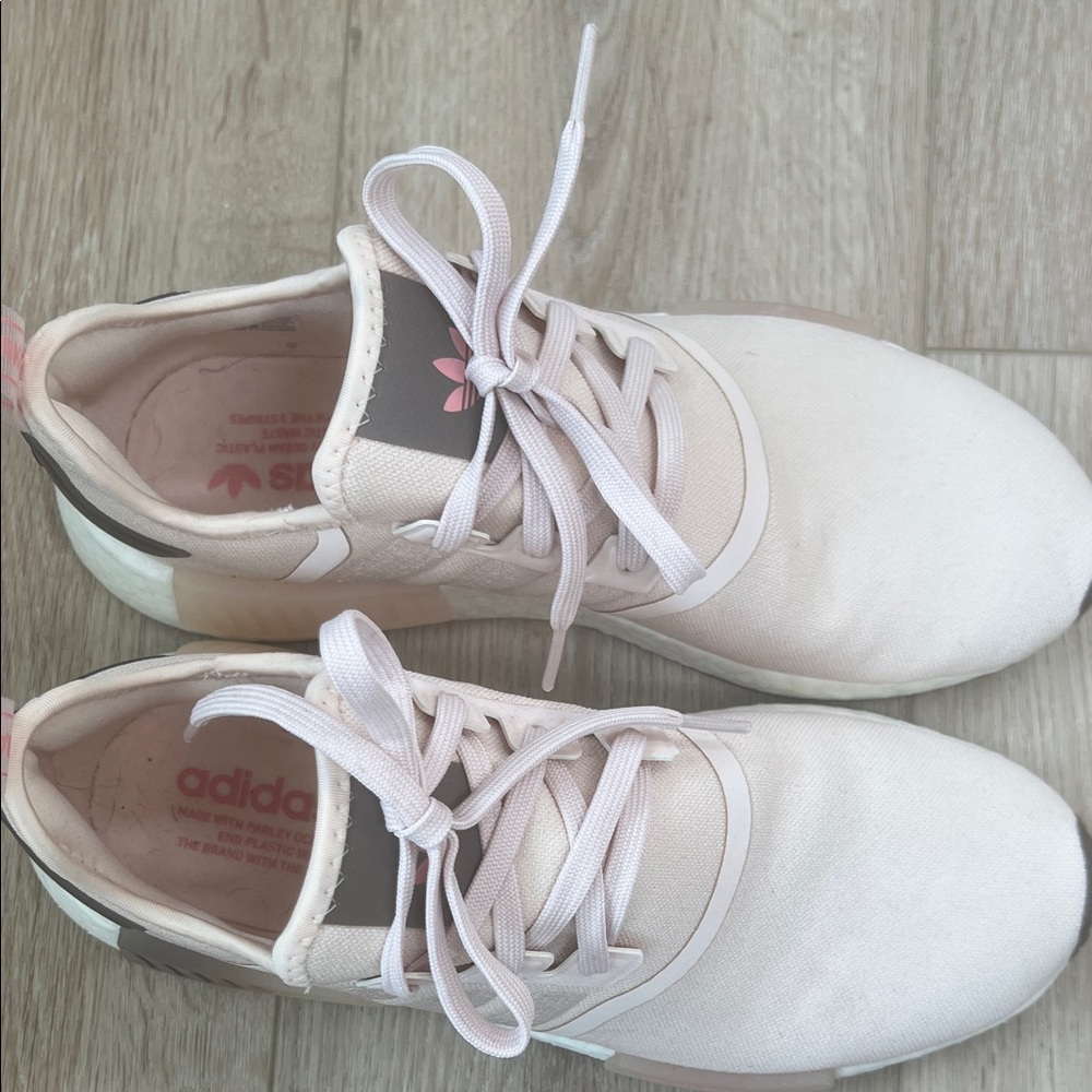 Adidas Women's Light Pink Sneakers - Picture 2 of 4